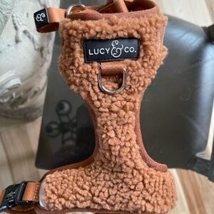 Lucy & Co. "Cider Teddy" Dog Harness size Small NWOT